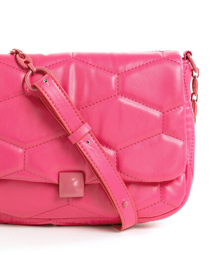Pink Quilted Purse Image 2
