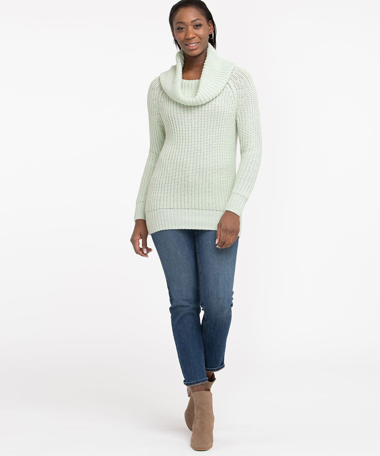 How to wear a cowl neck sweater outlet