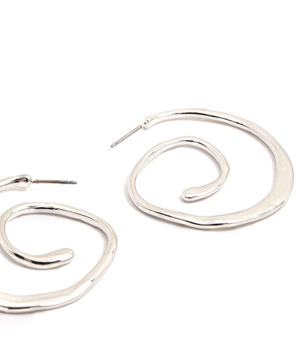 Spiral Hoop Earring Image 2