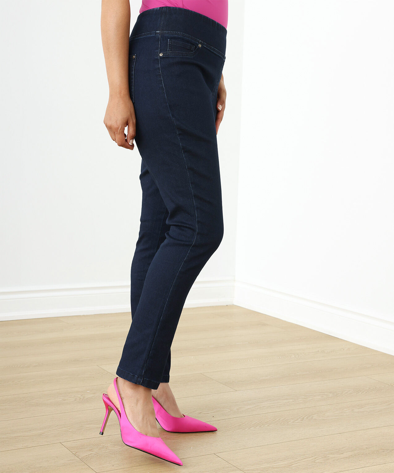 Knit outlet denim jeggings