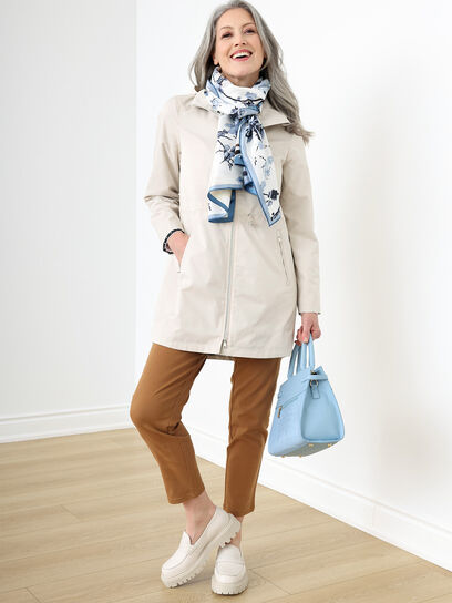Anorak Coat with Removable Hood