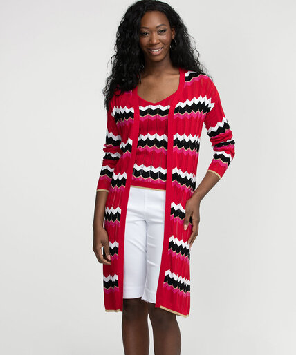 Long Sleeve Open Front Cardigan Image 6