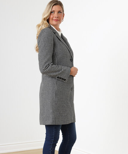 Houndstooth Tailored Coat Image 3