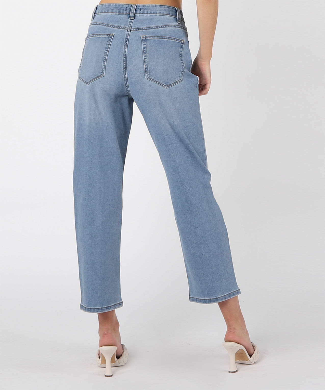 High waisted straight leg mom jeans sales