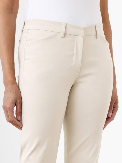 Christy Slim Ankle Pant in Microtwill Image 4