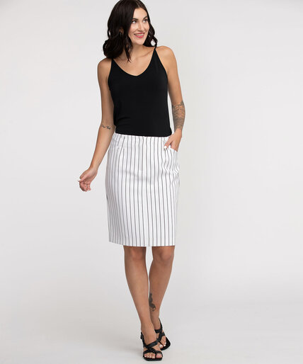 Pocketed Pencil Skirt Image 5