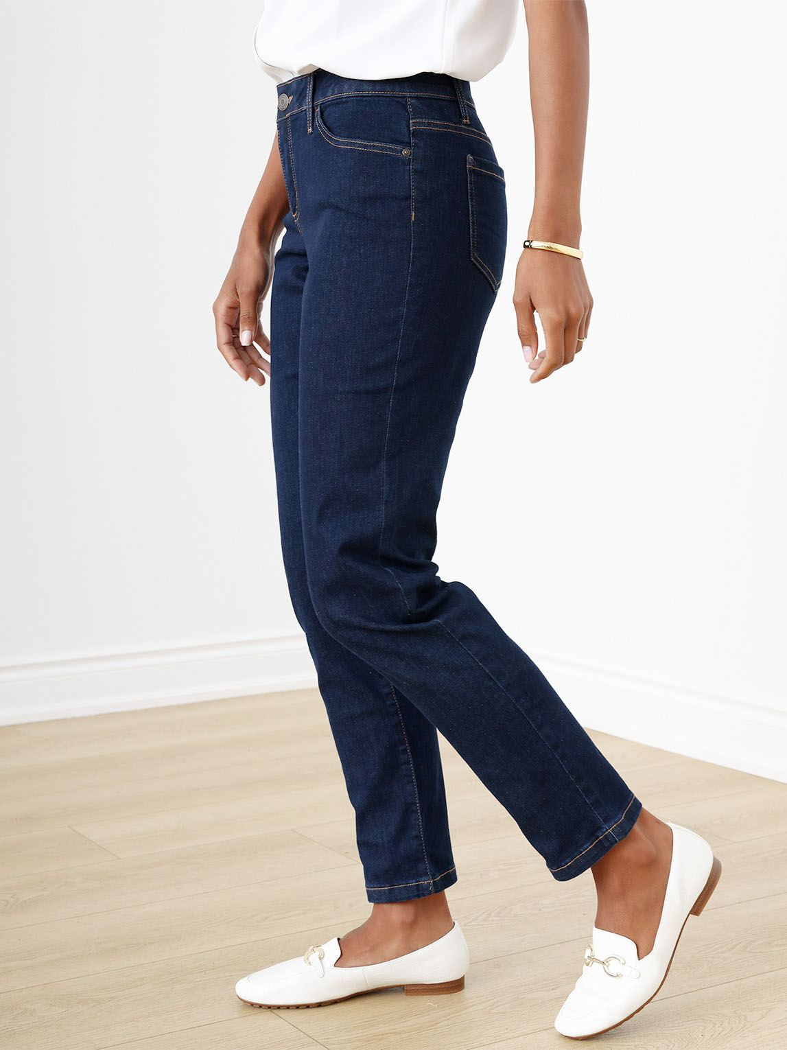 Slim-Leg Indigo Wash Jean