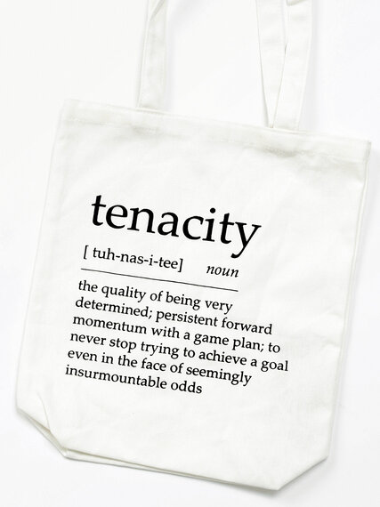 Tenacity Charity Tote Bag Image 2