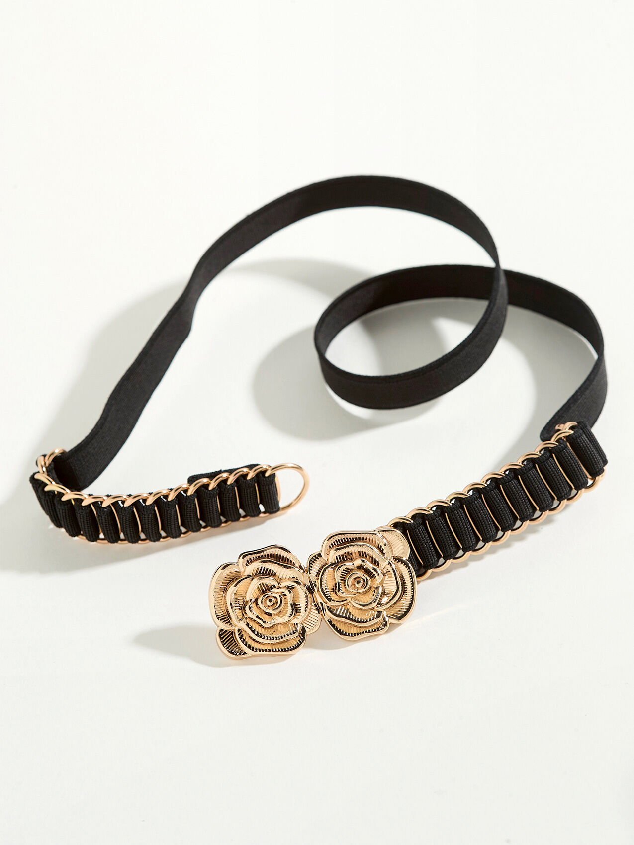 Gold stretchy belt store