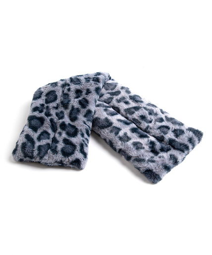 Leopard Print Heated Neck Pillow Image 1