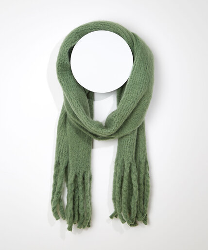 Cozy Knit Solid Scarf Image 1