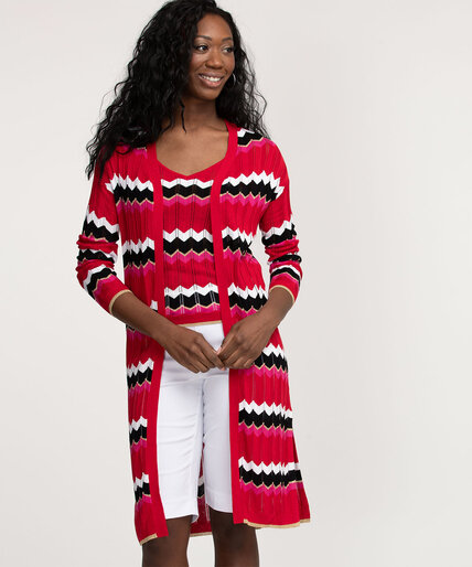 Long Sleeve Open Front Cardigan Image 4