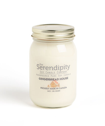 Gingerbread House Soy Candle Image 3