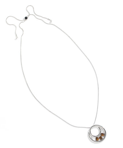 Adjustable Cateye Pendant Necklace Image 2
