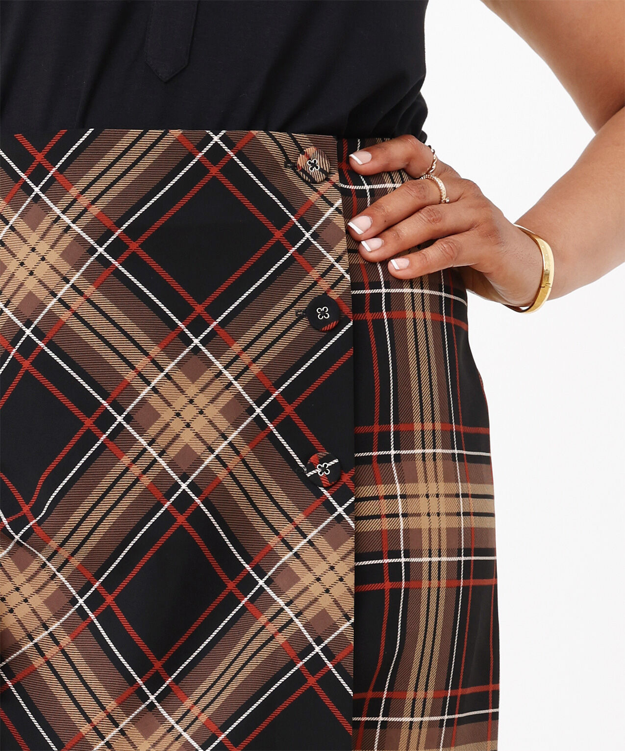 Brown plaid deals skirt near me