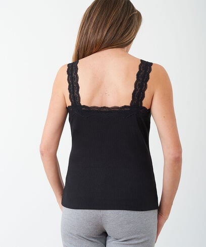 Low Impact Ribbed Lace Cami