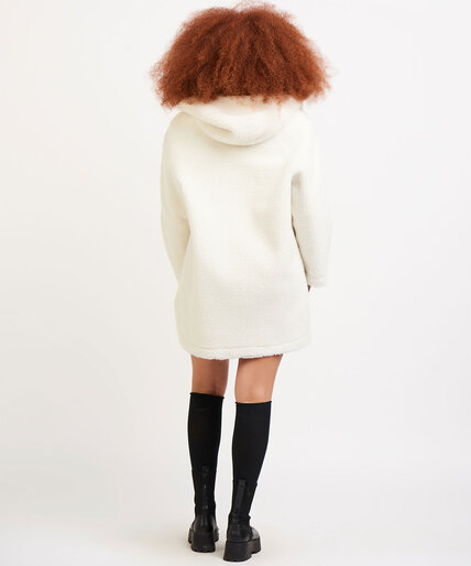 Dex Hooded Fleece Coat Image 3