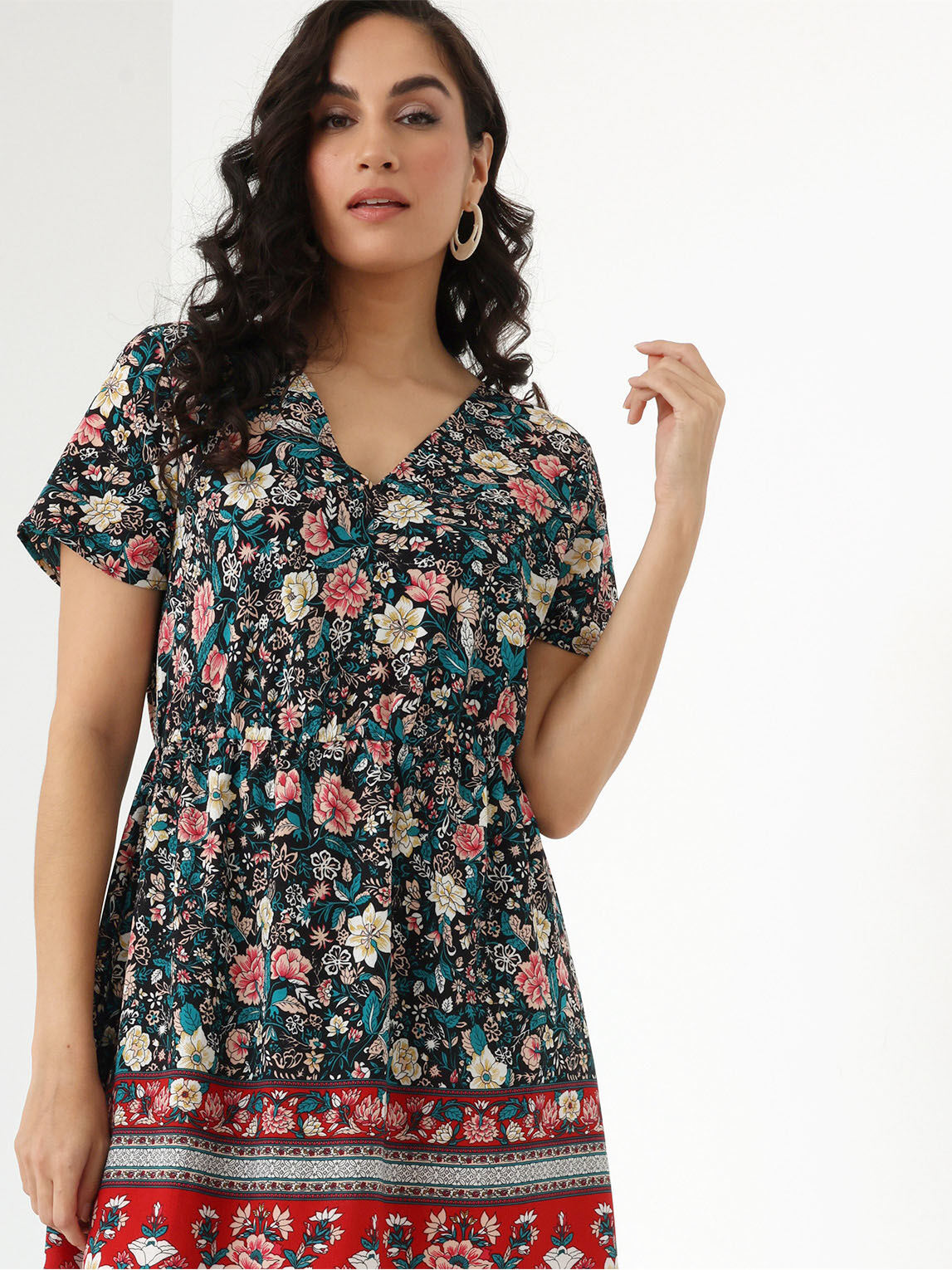 Petite short best sale sleeve dresses