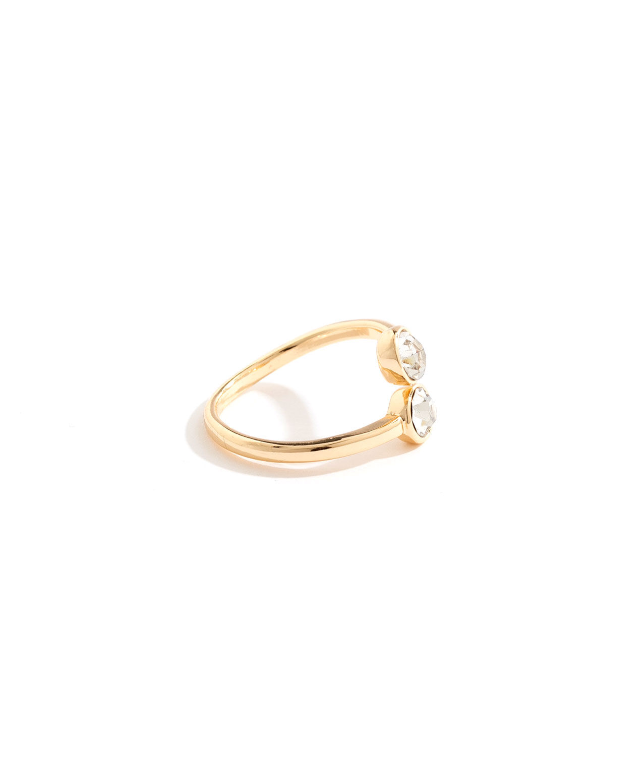 Gold Crystal Wrap Ring