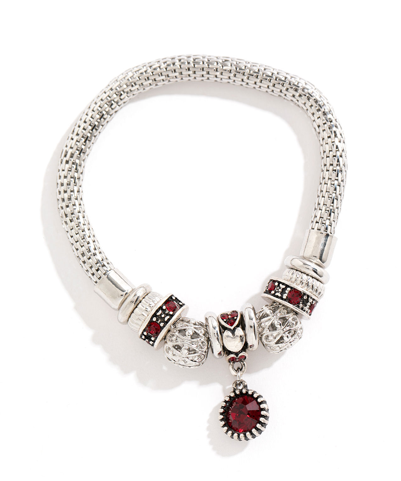 Ruby charm for bracelet on sale