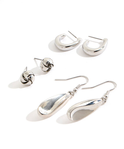 Silver Earring 3-Pack Image 2