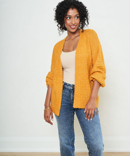 Cozy Stitch Open Front Cardigan Image 5