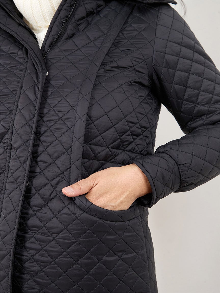 Quilted down coat cheap