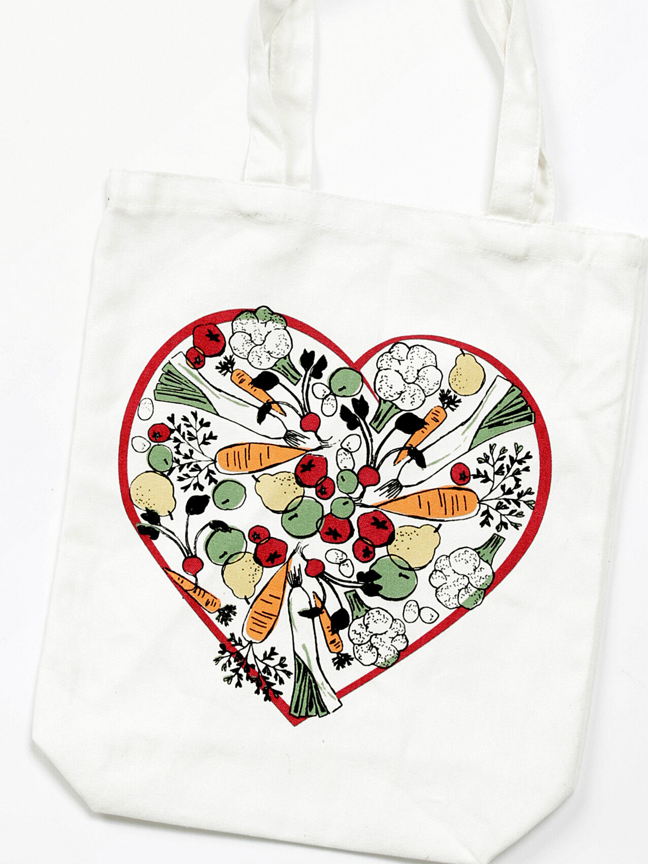 Food Heart Design Charity Tote Bag