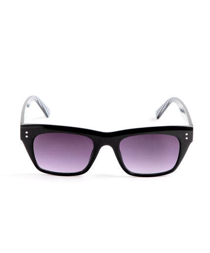 Black Rectangular Sunglasses Image 2