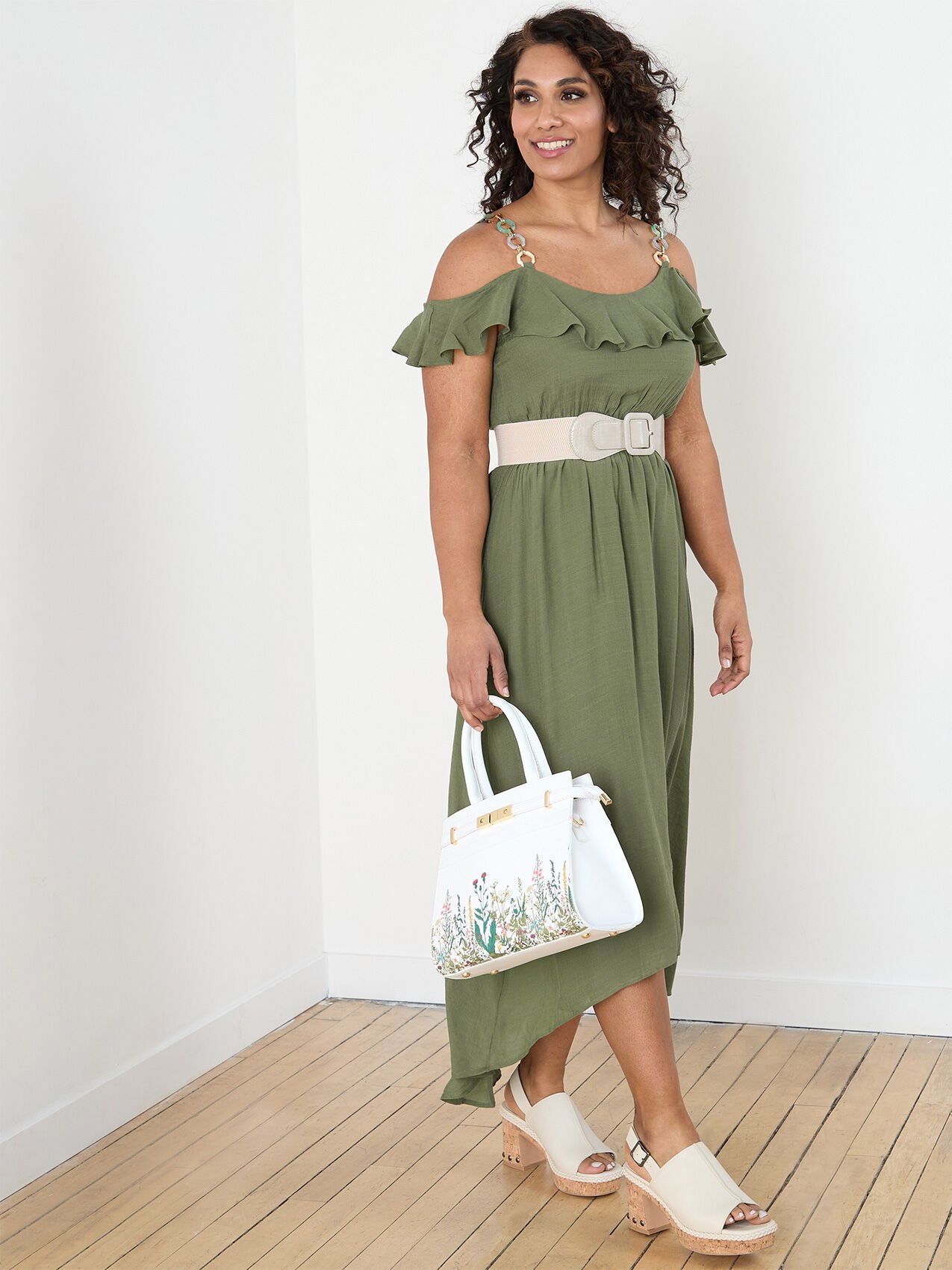 Freemans cold shoulder dresses top