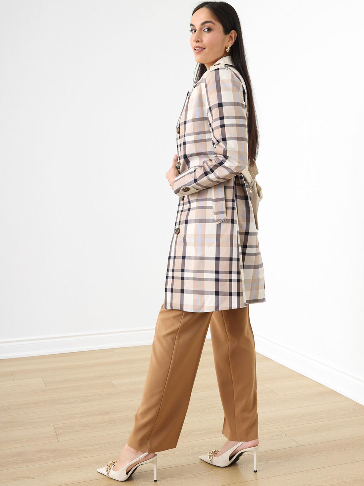 Burberry trench deals coat tie belt