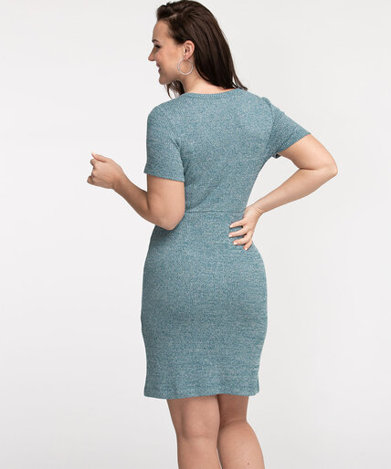 Ribbed Knot Front Dress Image 4