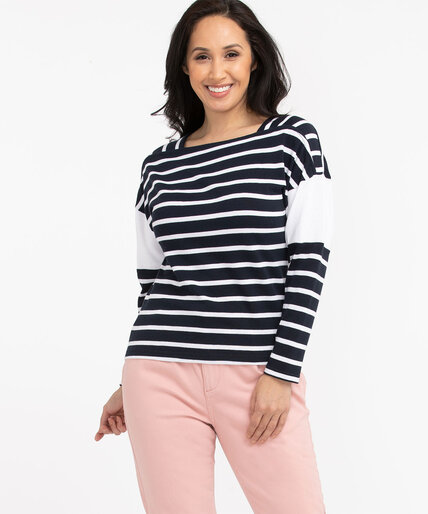 Long Sleeve French Terry Pullover Image 1