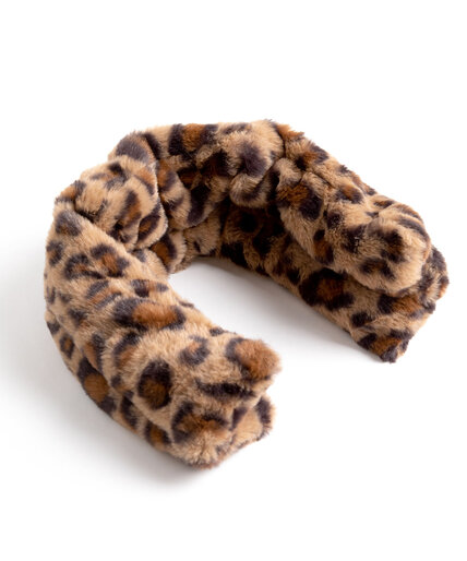 Leopard Print Heated Neck Pillow Image 2