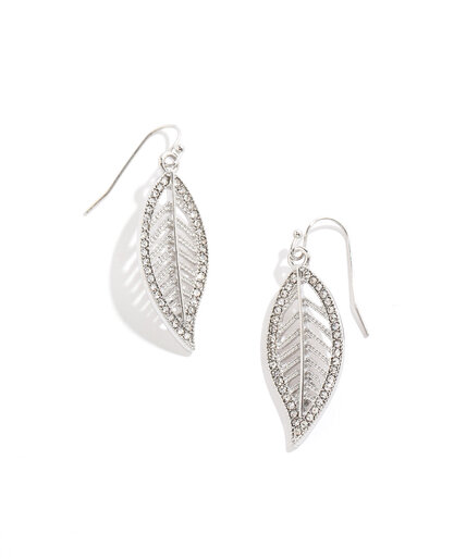 Crystal Leaf Earring Image 1