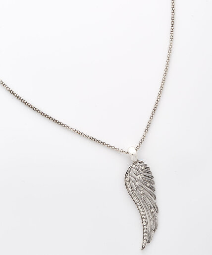 Angel Wing Pendant Necklace Image 1