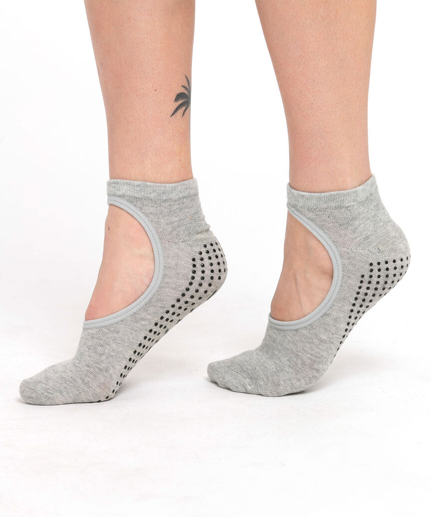 No-Show Anti-Slip Yoga Sock, Cleo