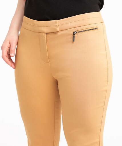 Low Impact Curvy Microtwill Ankle Pant Image 3