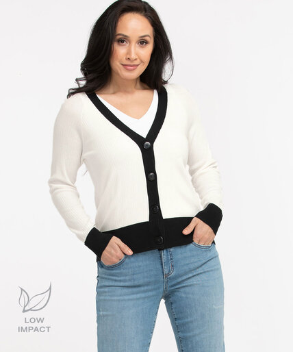 Low Impact Button Front Cardigan Image 1