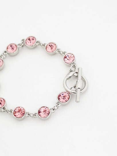 Pink Genuine Crystal Bracelet