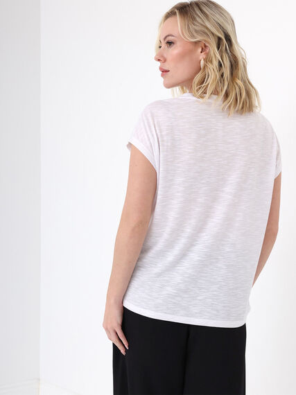Petite Short Sleeve Scoop Neck T-Shirt Image 3