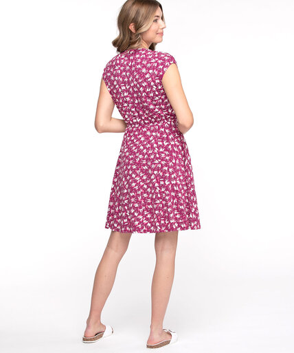 Short Sleeve Printed Dress Image 5