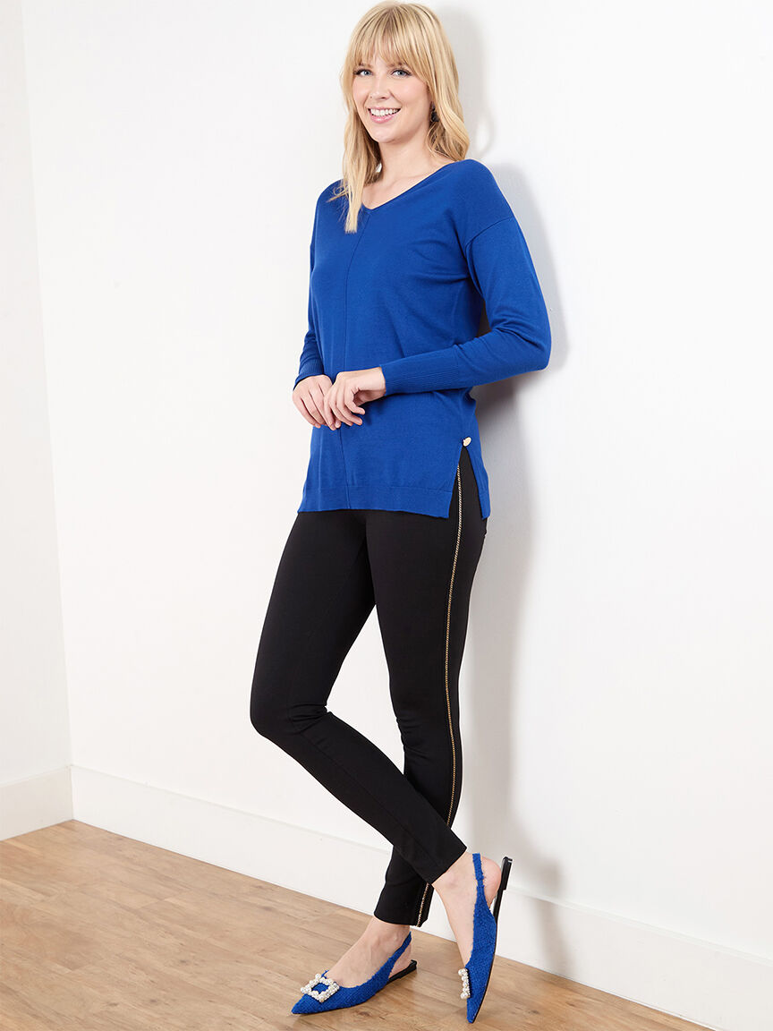 High waisted ponte leggings on sale