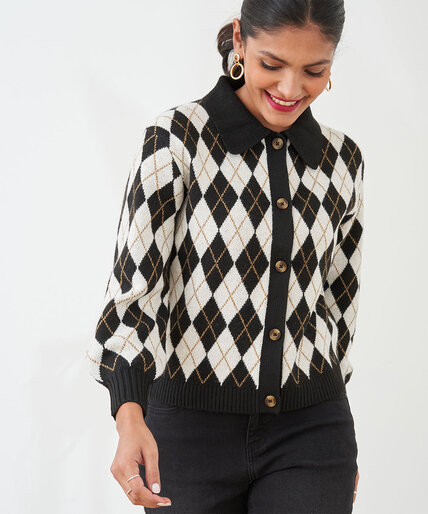 Collared Button Cardigan Image 1