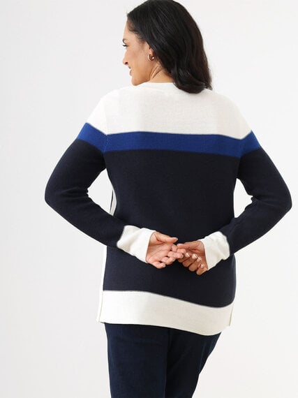 Colourblock Scoop-Neck Pullover Sweater Image 6