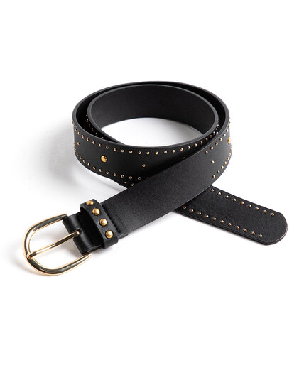 Black Studded Belt Image 1