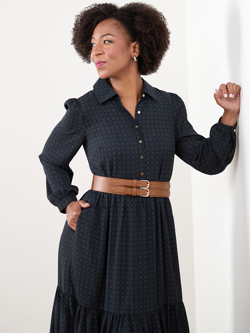 Petite midi dresses with sleeves shop