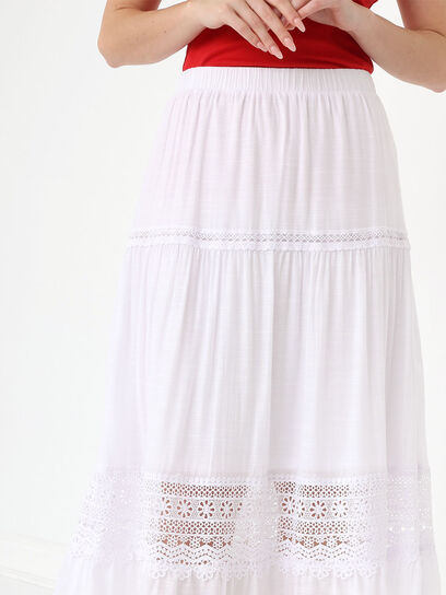 Petite Gauze Peasant Skirt