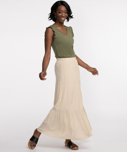Tiered Peasant Skirt Image 6