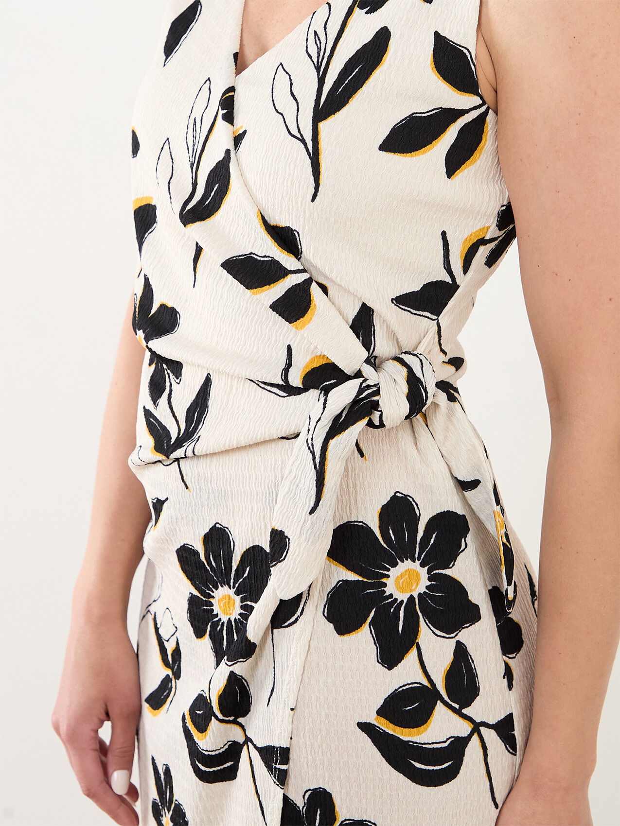 Floral wrap dress canada top
